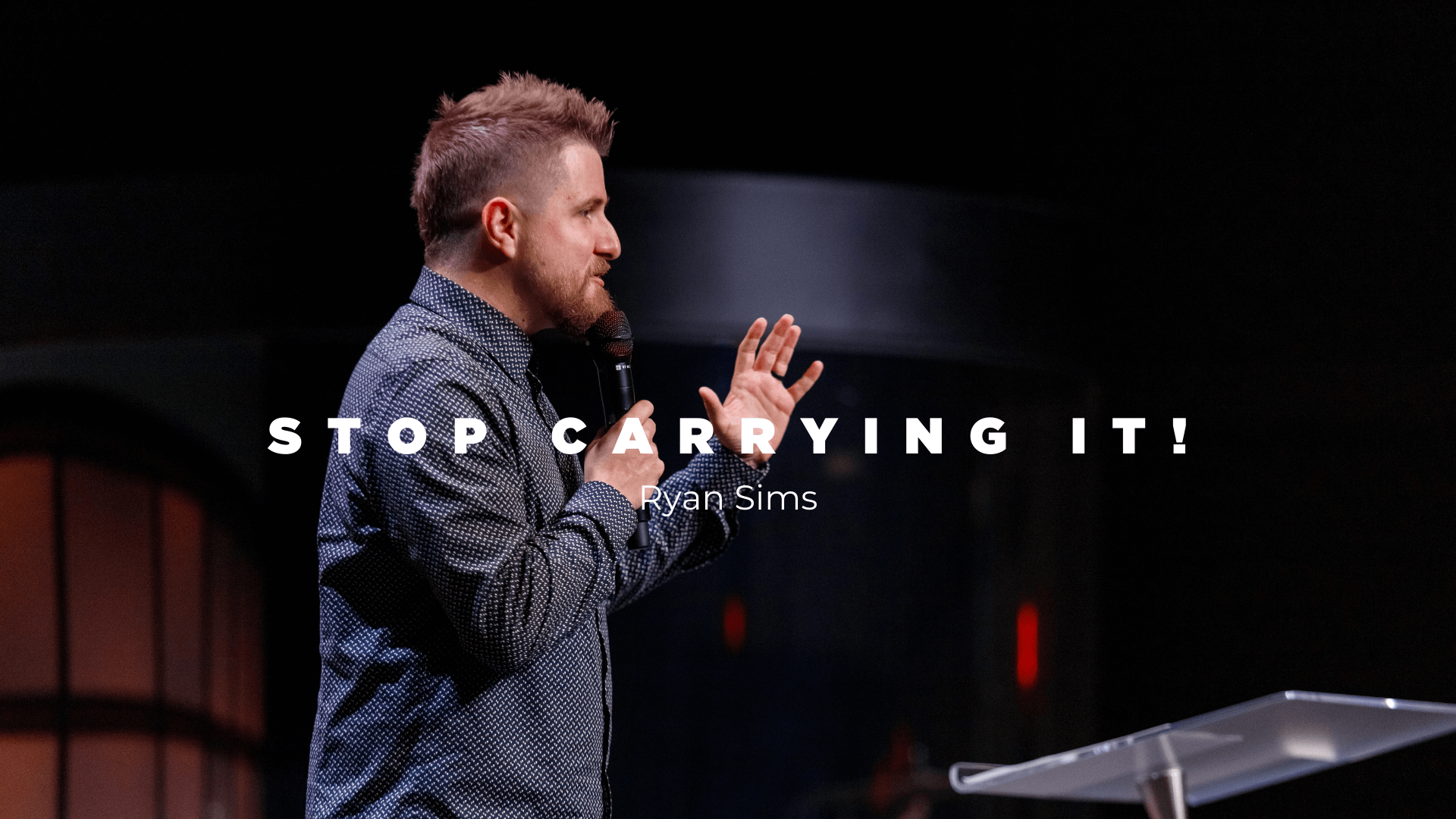Stop Carrying It!